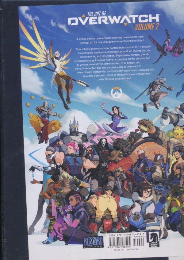 ART OF OVERWATCH VOL 02 DELUXE EDITION HC [9781506726595] **promocja STOCK SALE**