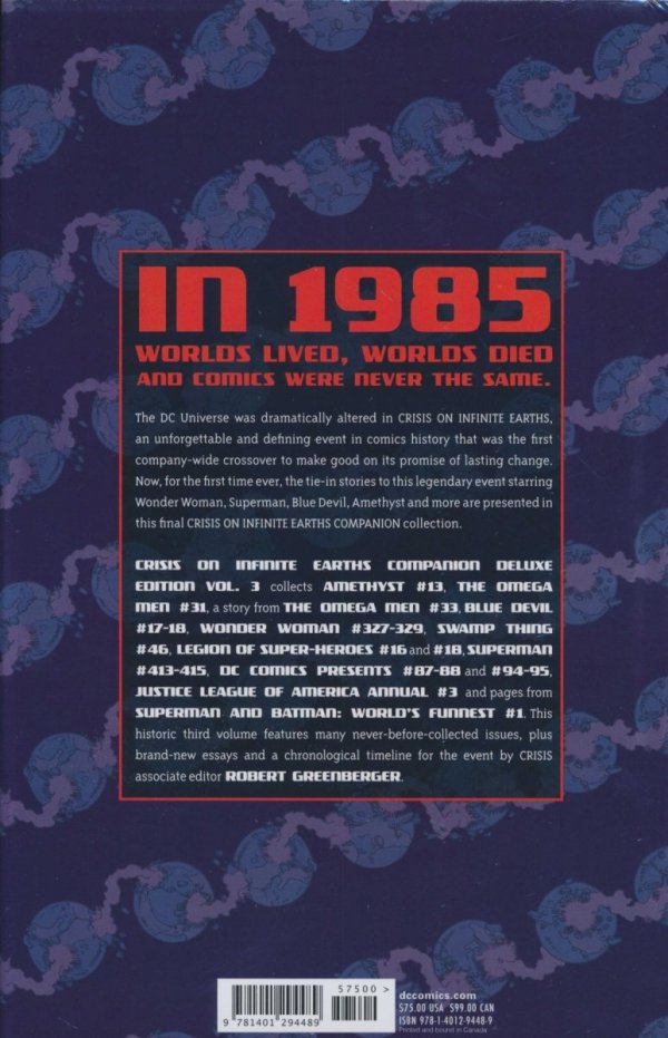 CRISIS ON INFINITE EARTHS COMPANION DELUXE EDITION VOL 03 HC [9781401294489] **OFERTA SPECJALNA**
