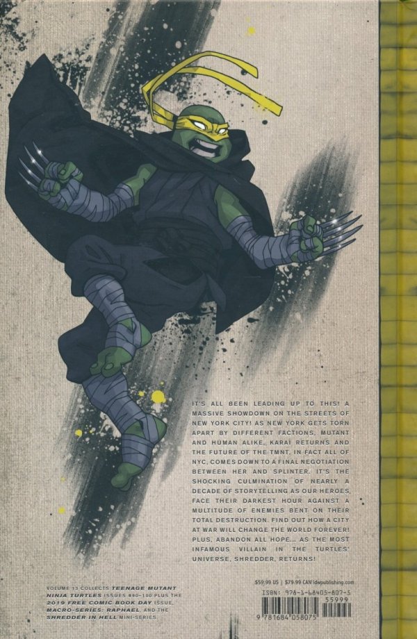 TEENAGE MUTANT NINJA TURTLES THE IDW COLLECTION VOL 13 HC [9781684058075] **OFERTA EKSPOZYCYJNA**