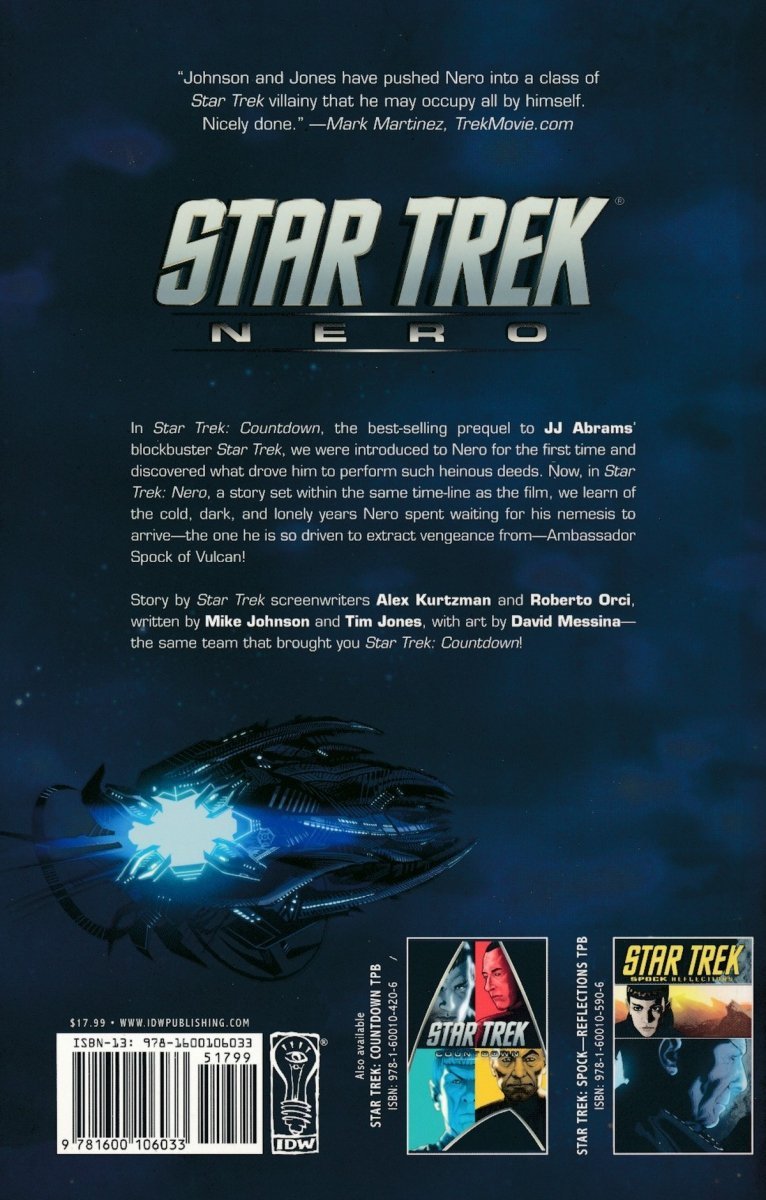STAR TREK NERO SC [9781600106033]