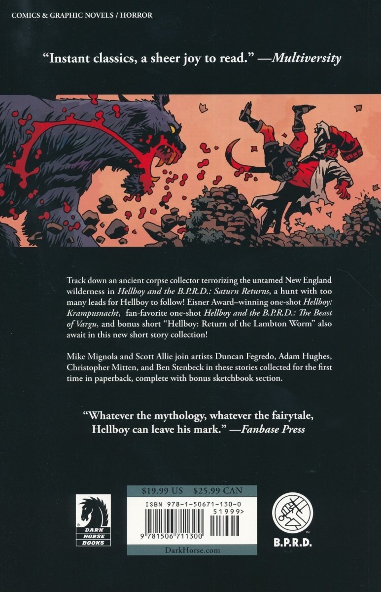 HELLBOY AND THE BPRD BEAST OF VARGU AND OTHERS SC [9781506711300]