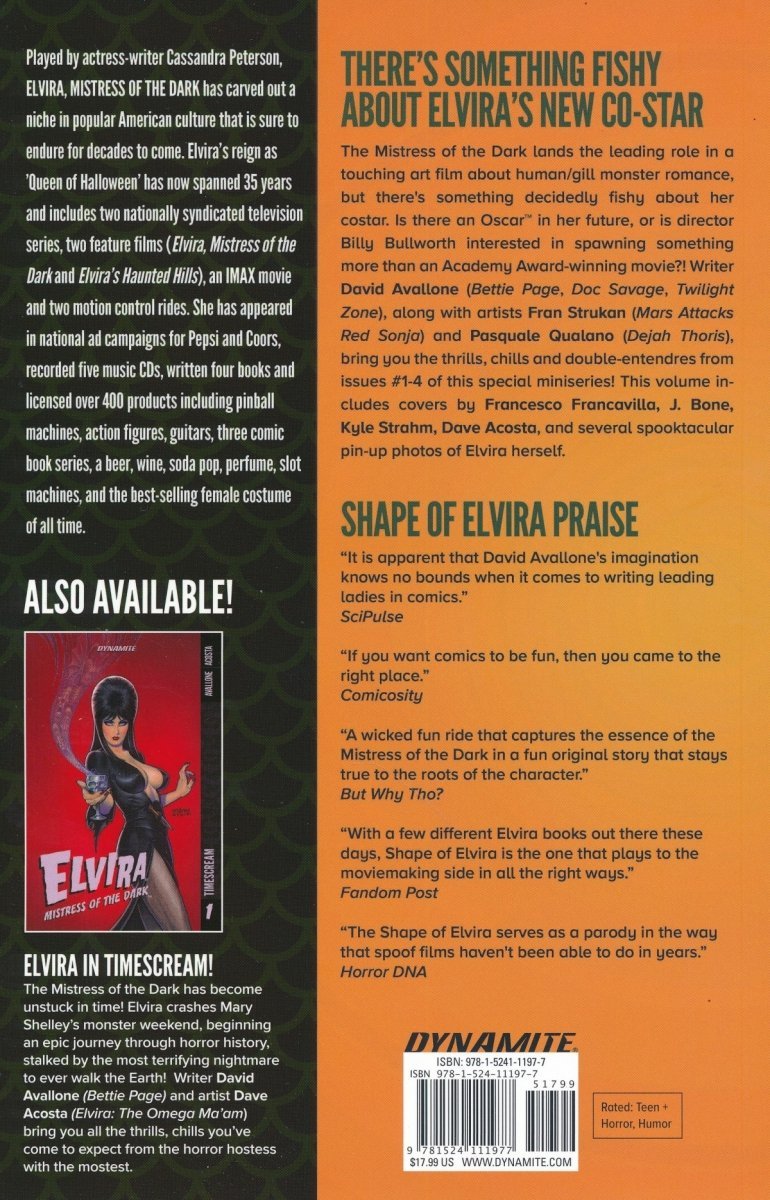 ELVIRA THE SHAPE OF ELVIRA SC [9781524111977]