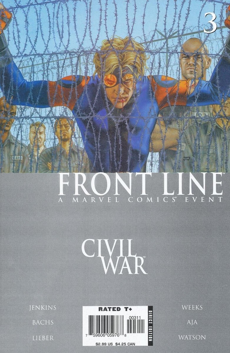 CIVIL WAR FRONT LINE #03 CVR A