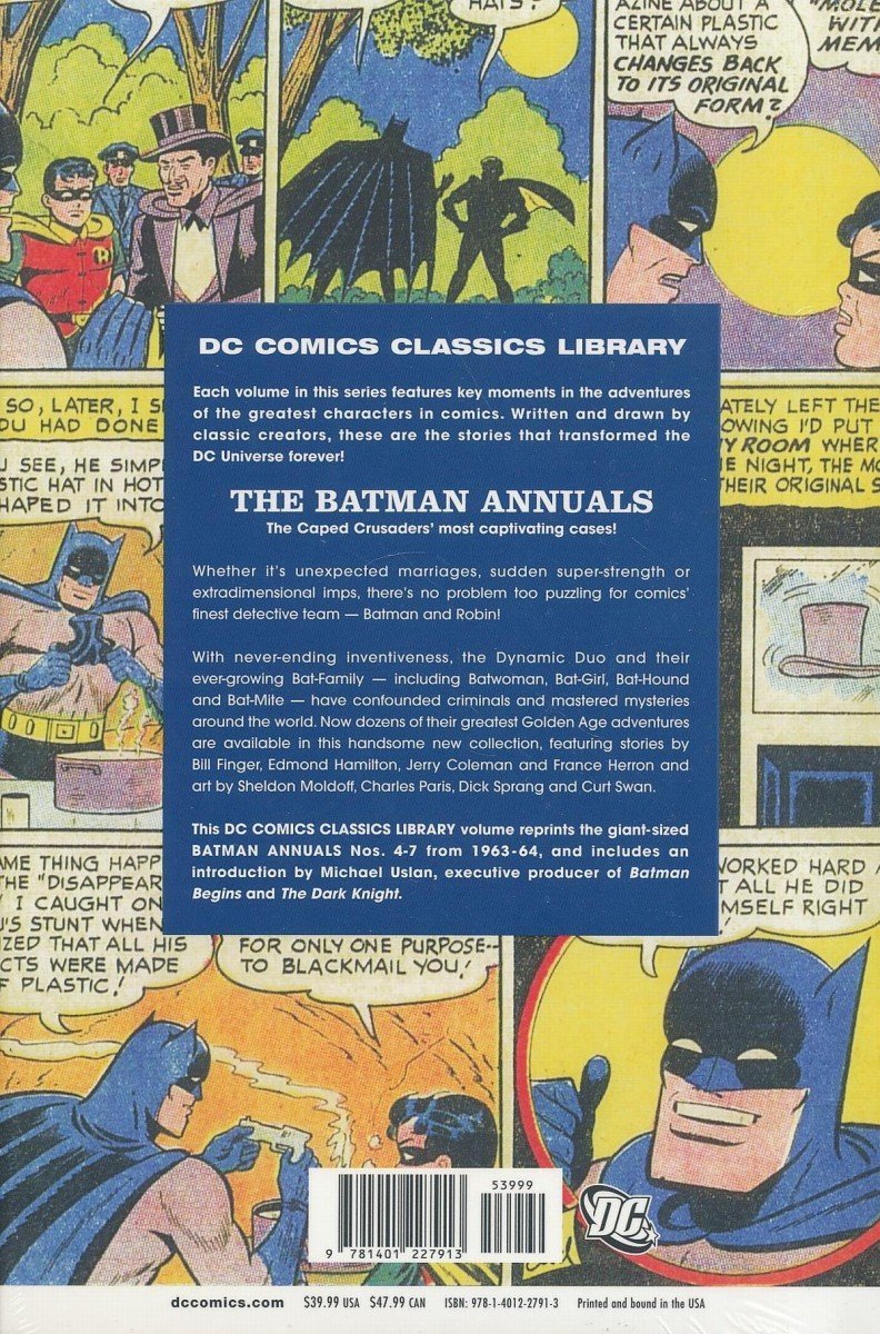 DC COMICS CLASSICS LIBRARY THE BATMAN ANNUALS VOL 02 HC