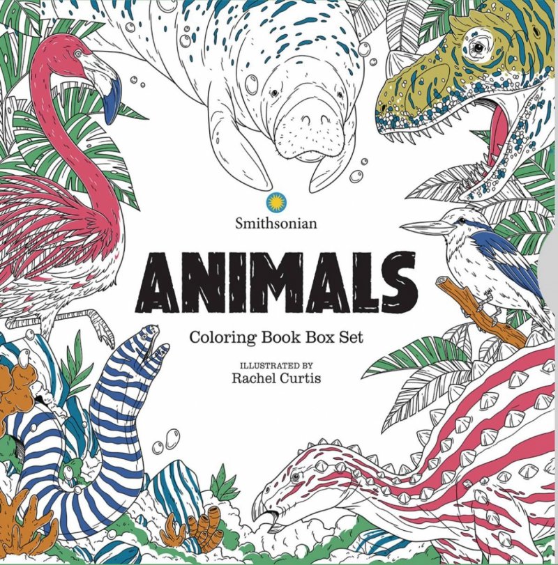 ANIMALS A SMITHSONIAN COLORING BOOK BOX SET [9798887241067]