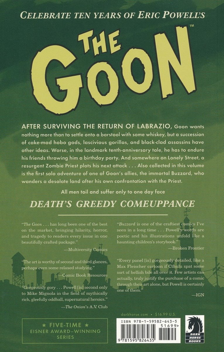 GOON VOL 10 DEATHS GREEDY COMEUPPANCE SC [9781595826435]