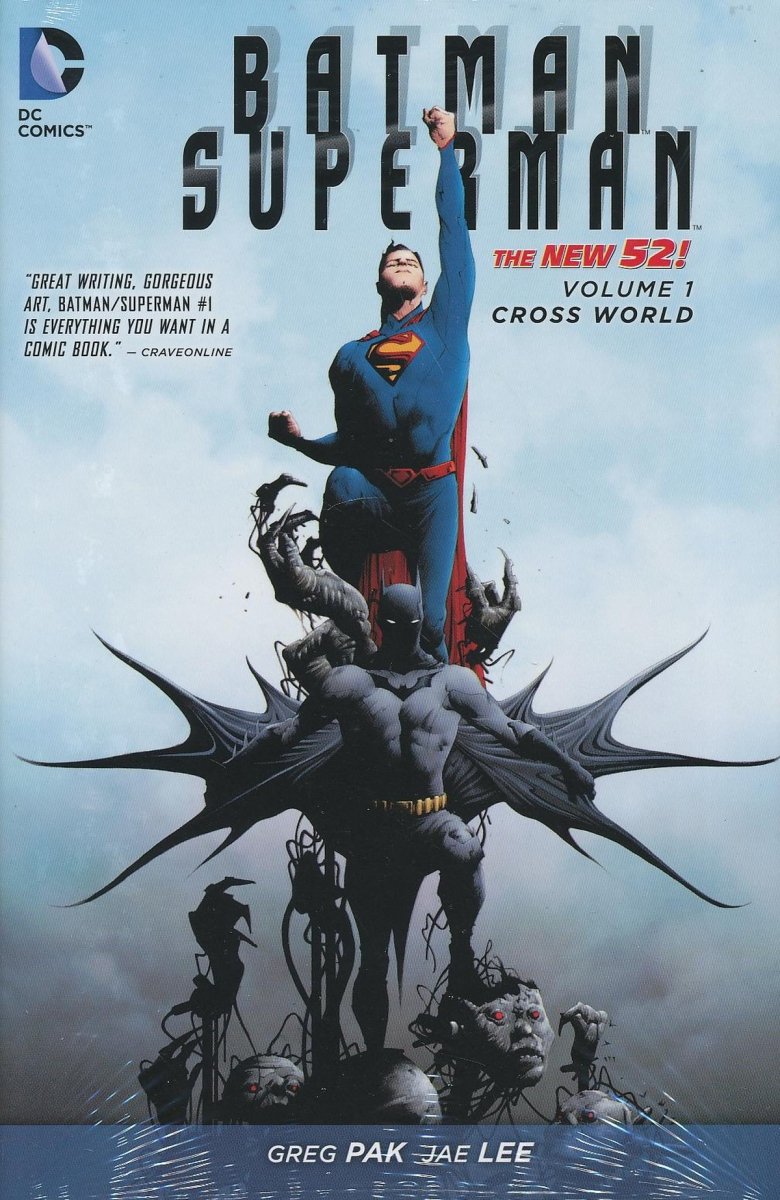 BATMAN SUPERMAN VOL 01 CROSS WORLD HC (MEGA SALE)