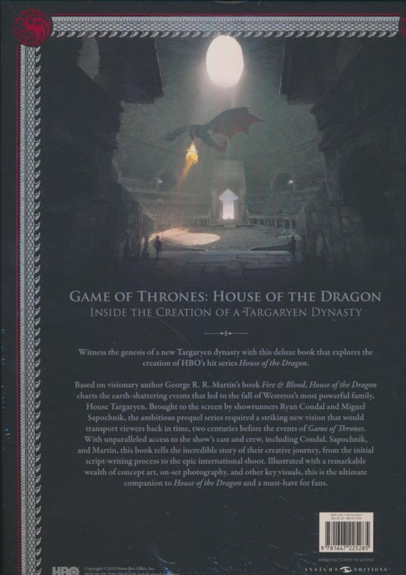 Game of Thrones: House of the Dragon: Inside the Creation of a Targaryen  Dynasty: 9781647225285: McIntyre, Gina: Books 