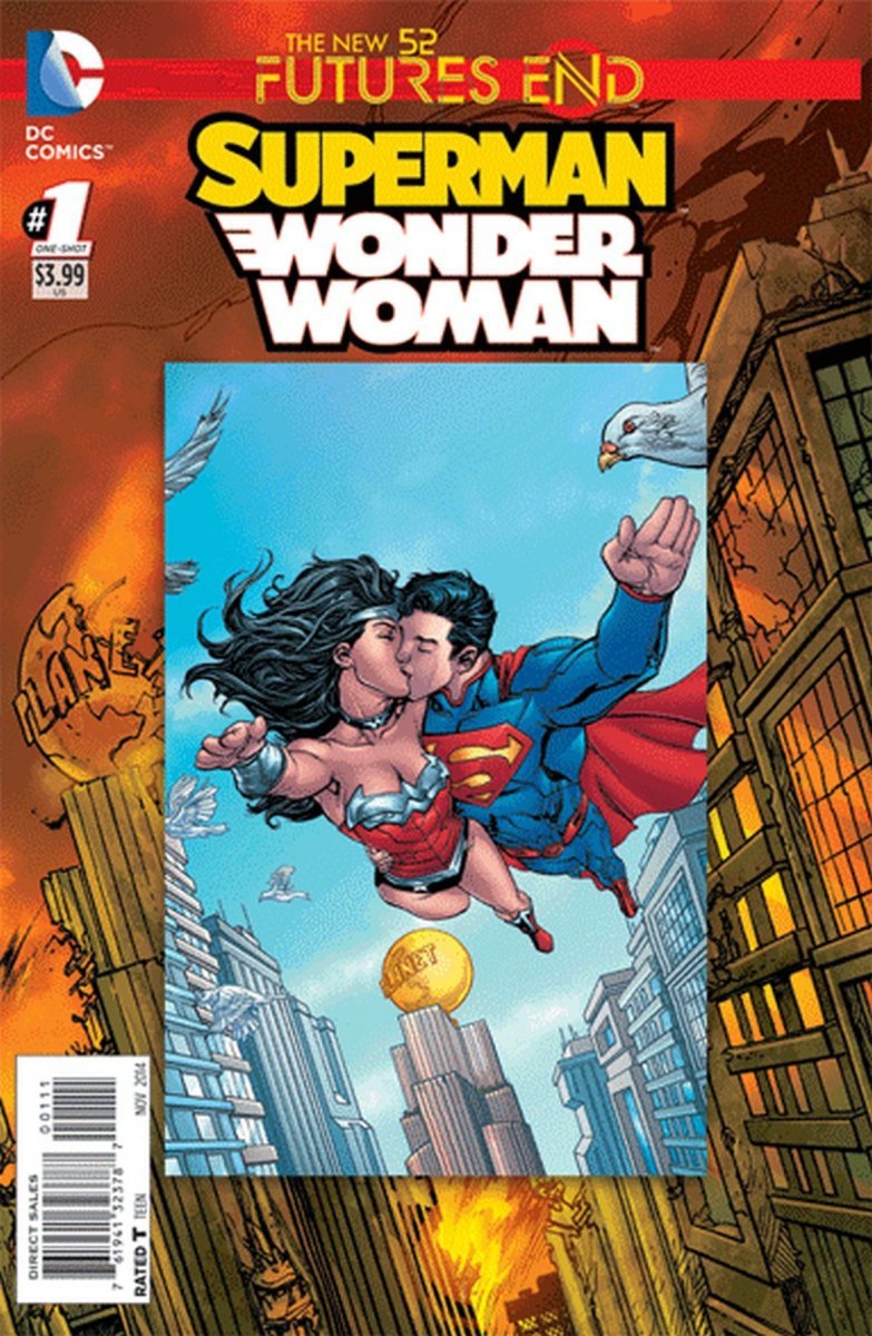 SUPERMAN WONDER WOMAN FUTURES END #01 CVR A [3D / LENTICULAR]