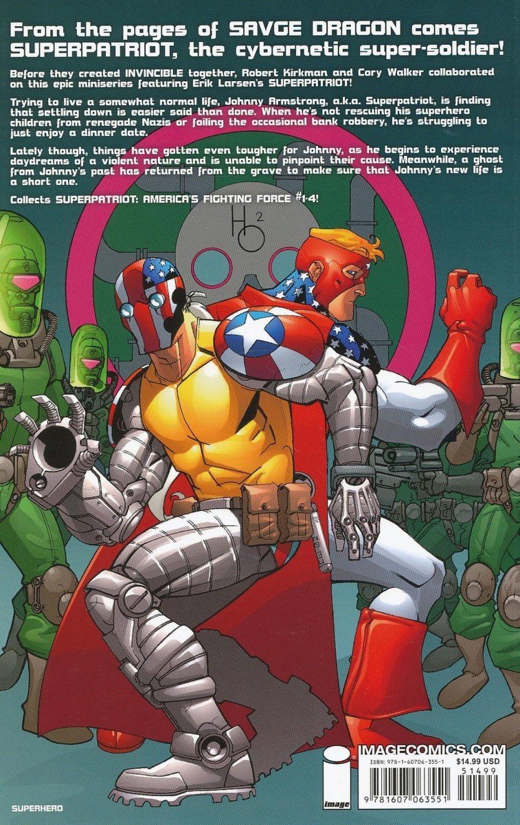 SuperPatriot: America's Fighting Force 1 Image Robert Kirkman Walker  Invincible