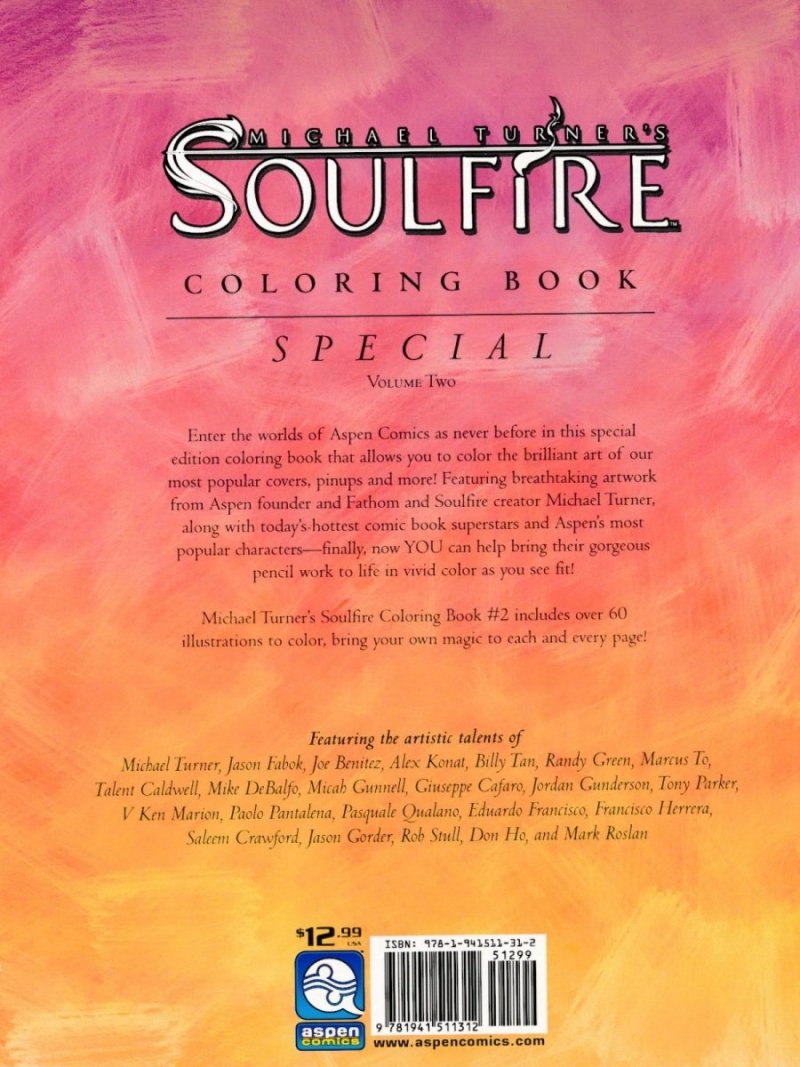 SOULFIRE COLORING BOOK VOL 02 SC [9781941511312]