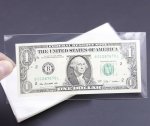 Holdery na banknoty 7X15 cm 100 szt.