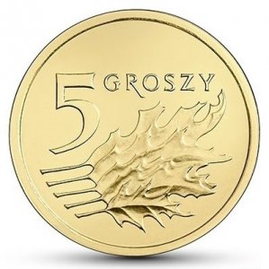  5 Groszy gr 2019 mennicze mennicza z woreczka
