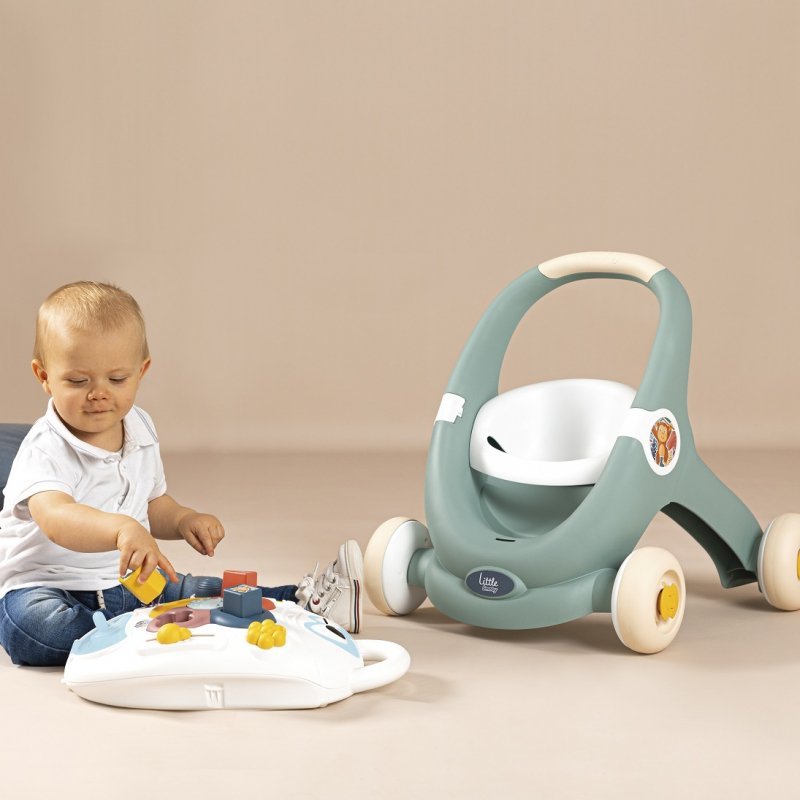 SMOBY LITTLE CHODZIK 3W1 PCHACZ INTERAKTYWNY WÓZEK