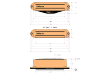 DIMARZIO DP184 dimensions