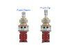 Potencjometr push-push VPARTS Pro 250K liniowy US