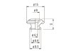 Zaczepy paska VPARTS VHE-011 (BK)