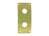 Płytka na 2 gniazda jack VPARTS JP-17 (GD)