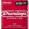 Struny DUNLOP DBHYN45125 Hybrid Nickel (45-125) 5s