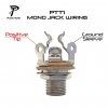 Gniazdo jack mono 6,3mm PURE TONE (GD)