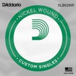 Struna do basu D'ADDARIO XL Nickel Wound 028w