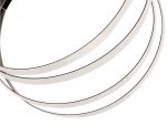 Binding PVC INCUDO (BW, 1.0mm/6.0mm/1700mm)