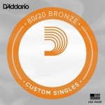 Pojedyncza struna D'ADDARIO 80/20 Bronze 052w