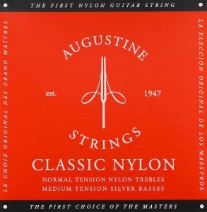 Struny AUGUSTINE Classic Nylon Red Normal/Medium