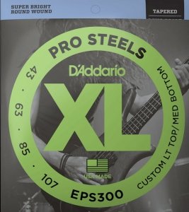 Struny D'ADDARIO ProSteels EPS300 (43-107)