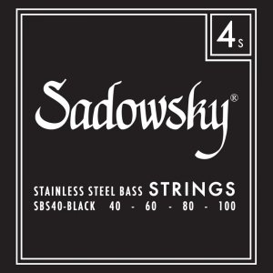 Struny SADOWSKY Black Stainless (40-100)