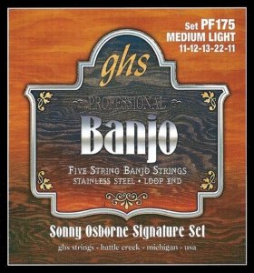 Struny do banjo 5str GHS PF 175 S.Osborne (11-22)