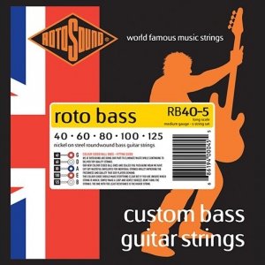 Struny ROTOSOUND Roto Bass RB40-5 (40-125)