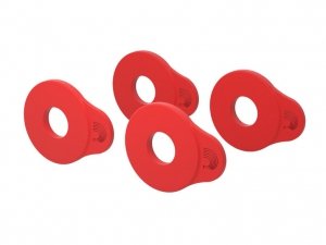 D'ADDARIO Flex Lock Strap Blocks (RD)