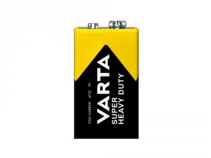Bateria 9V VARTA 6F22 Super Heavy Duty