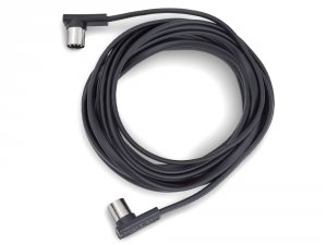 Płaski kabel MIDI ROCKBOARD Flat BK (10m)
