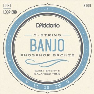 Struny do banjo 5str D'ADDARIO EJ69 (09-20)