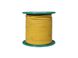Kabel vintage w bawełninaym oplocie (YE)
