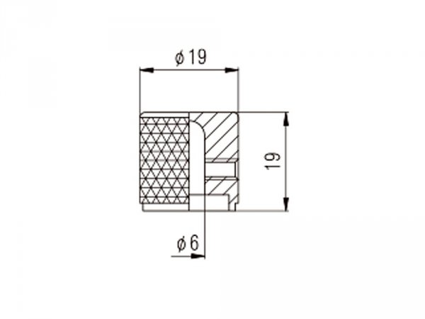 Gałka gitarowa VPARTS VNS-003 Barrel (GD)