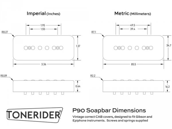 TONERIDER Hot 90 Soapbar (BK, neck)