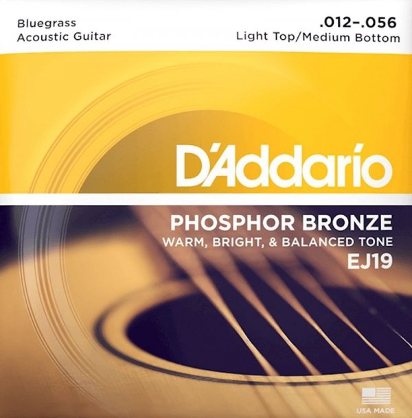 Struny D'ADDARIO Phosphor Bronze EJ19 (12-56)