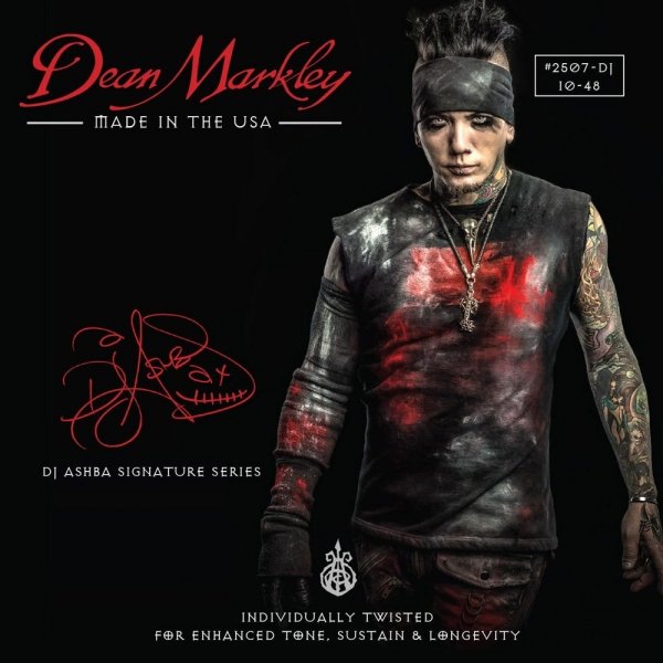 Struny DEAN MARKLEY DJ Ashba Signature Set (10-48)
