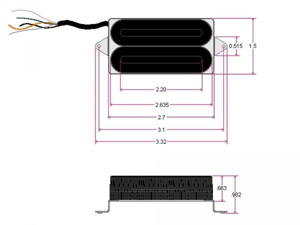 DIMARZIO DP222BC D Activator X (BC, bridge)