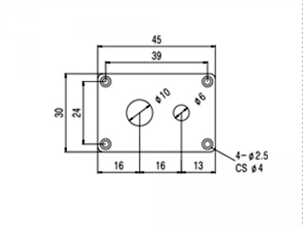 Płytka na 2 gniazda jack VPARTS JP-16 (BK)
