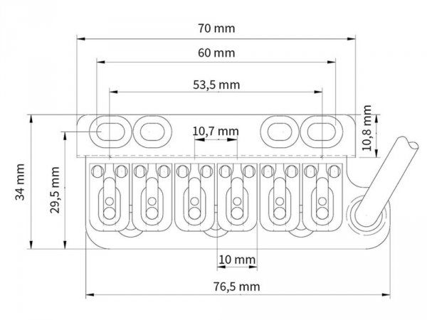 Tremolo VEGATREM VT1 UltraTrem Standard (SS)