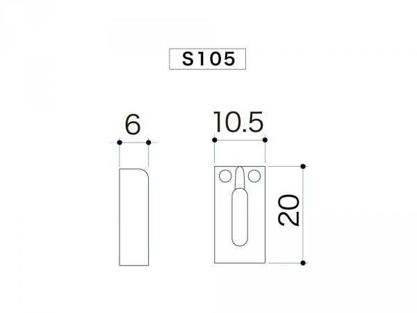 Siodełka mostka GOTOH S105 (CR)