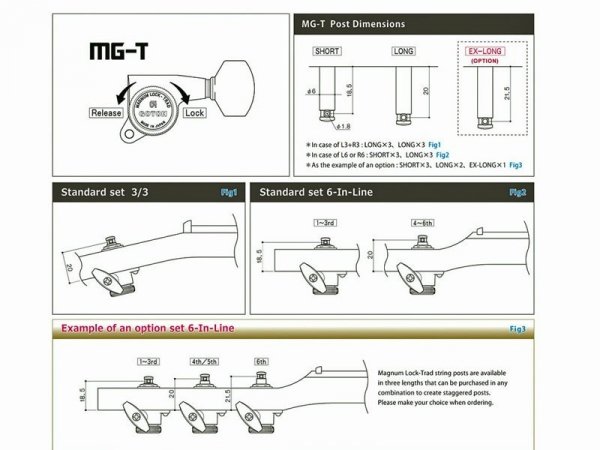 Klucze blokowane GOTOH SG381-01 MG-T (CR,3+3)