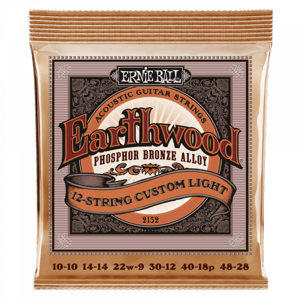 Struny ERNIE BALL 2152 Phosphor Bronze (10-48) 12s