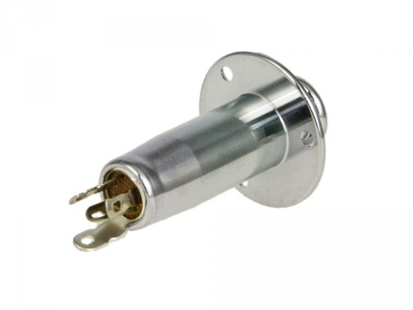 Gniazdo stereo z zaczepem VPARTS EJ212 (CR)
