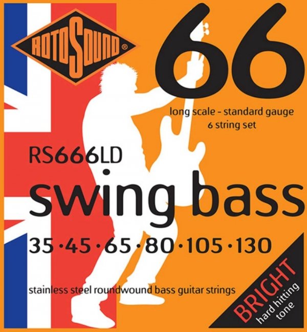 Struny ROTOSOUND RS666LD Swing (35-130) 6str