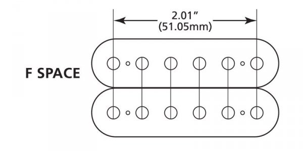 DIMARZIO DP220FBC D Activator F-space (ZB, bridge)
